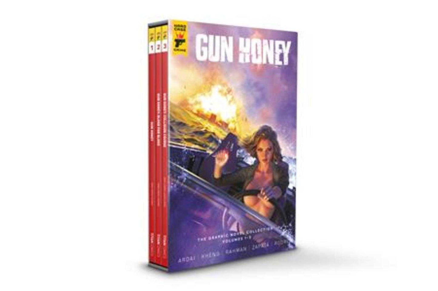 Gun Honey TPB Volume 01 03 Slipcase Set Direct Market Edition Alex Ronald Cover (Mature)