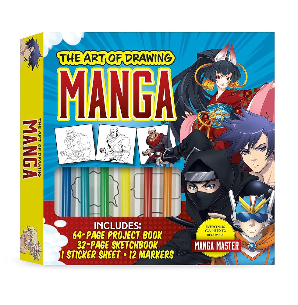 The Art of Drawing Manga Kit: Everything you need to become a manga master cover image