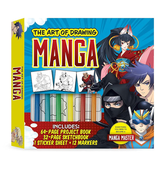 The Art of Drawing Manga Kit: Everything you need to become a manga master cover image