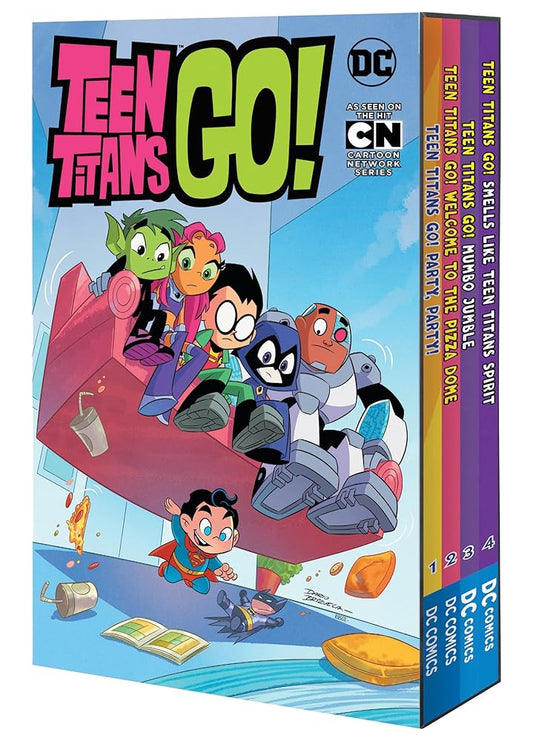 Teen Titans Go!: Party Party! / Welcome to the Pizza Dome / Mumbo Spirit / Smells Like Teen Titans Spirit cover image
