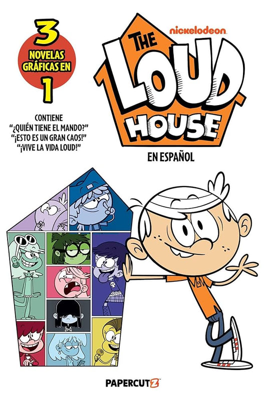 The Loud House 3 in 1 Vol. 1 (Spanish Language Edition) (Spanish Edition) cover image