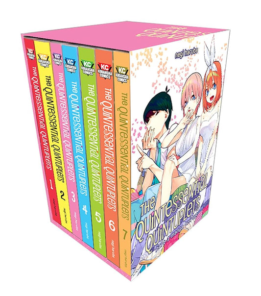 The Quintessential Quintuplets Part 1 Manga Box Set (The Quintessential Quintuplets Manga Box Set) cover image