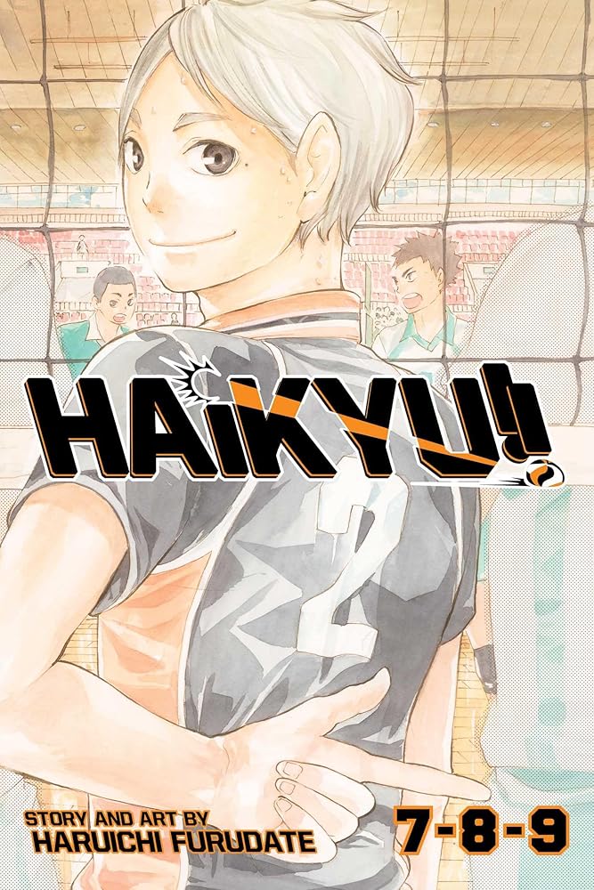 Haikyu!! (3-in-1 Edition), Vol. 3: Includes vols. 7, 8 & 9 (Volume 3) cover image