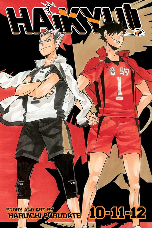 Haikyu!! (3-in-1 Edition), Vol. 4 cover image