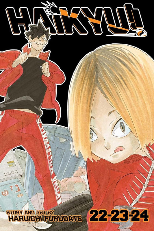 Haikyu!! (3-in-1 Edition), Vol. 8: Includes vols. 22, 23 & 24 cover image