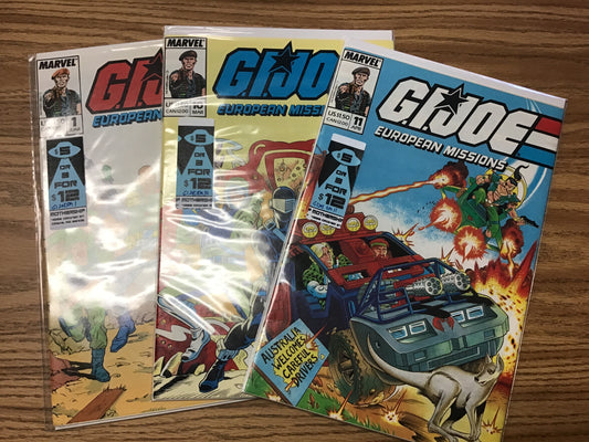 GI Joe EMs 1,10,11